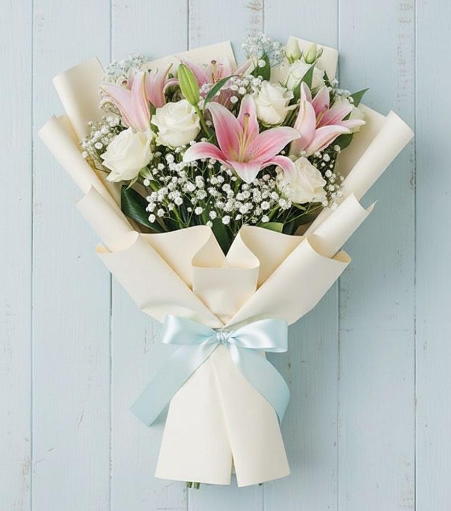 Букет цветов из: Лилии в Неме