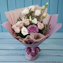 Букет цветов из:  Розы и Лизиантусы #REPLACE_PRED# Неме