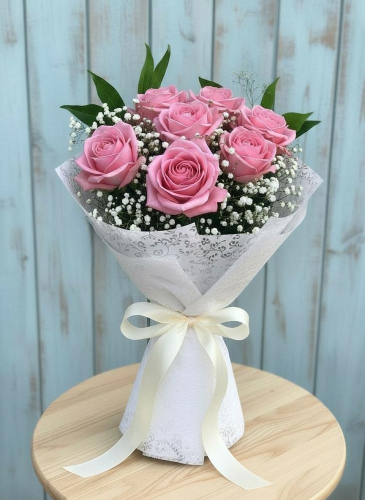 Букет цветов из: Розы в Неме