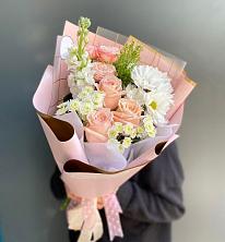 Букет цветов из:  Хризантемы и Розы в Неме