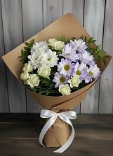 Букет цветов из:  Хризантемы и Розы в Неме