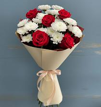 Букет цветов из:  Розы и Хризантемы в Неме