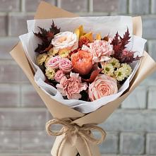 Букет цветов из:  Гвоздики, Хризантемы и Розы в Неме