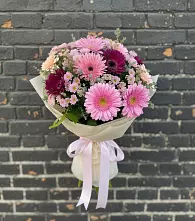 Букет цветов из:  Герберы и Хризантемы в Неме