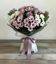 Букет цветов из:  Хризантемы и Розы в Неме
