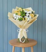 Букет цветов из:  Хризантемы и Розы в Неме