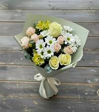 Букет цветов из:  Альстромерии, Розы и Хризантемы в Неме