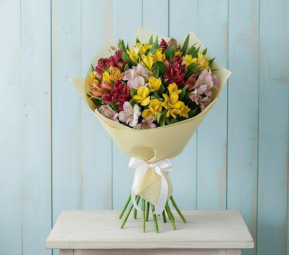 Букет цветов из: Альстромерии в Неме