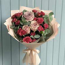 Букет цветов из:  Гвоздики и Розы #REPLACE_PRED# Неме