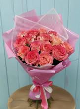 Букет 15 Розовых роз Равель #REPLACE_PRED# Неме