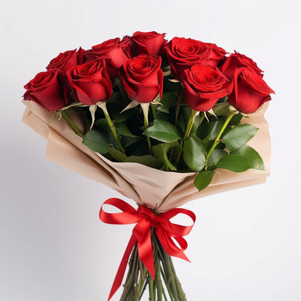 Букет 11 Красных роз Эдлесс Лав в Неме