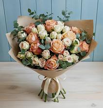 Букет цветов из:  Альстромерии и Розы в Неме